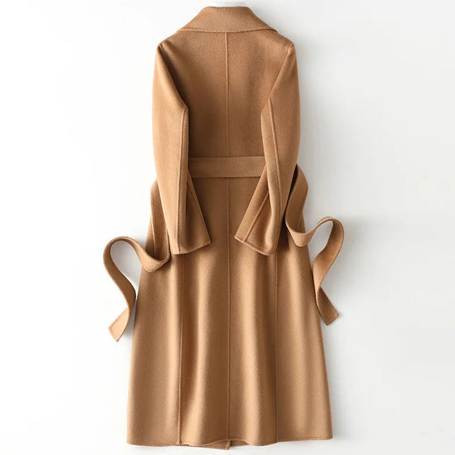 Eleganter Damen Wollmantel für Herbst & Winter – Zeitloses Design, Langer Mantel Damen, Mäntel Damen, Hochwertige Verarbeitung 3