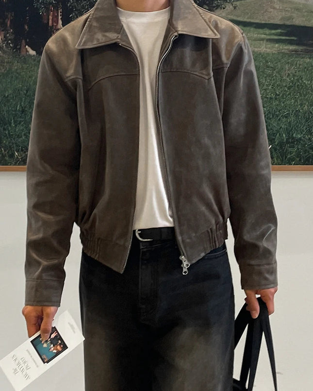 RÆNANCE – Herren Lederjacke aus hochwertigem PU Leder 2