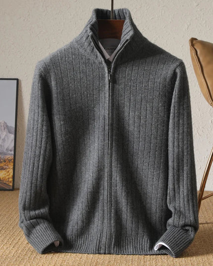 RÆNANCE – Herren Strickjacke aus 100% Merino Wolle 3