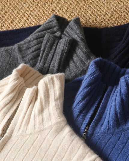 RÆNANCE – Herren Strickjacke aus 100% Merino Wolle 5