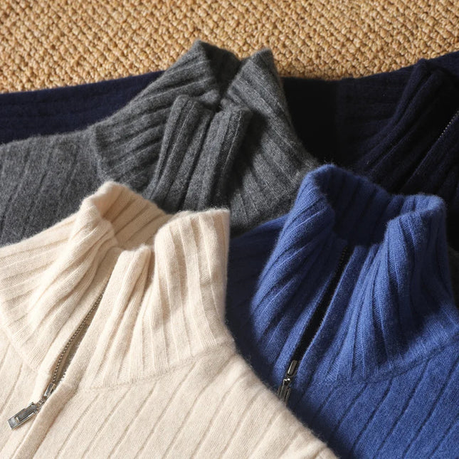 RÆNANCE – Herren Strickjacke aus 100% Merino Wolle 5