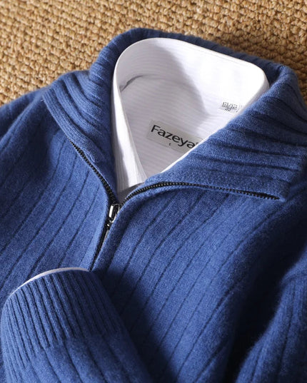 RÆNANCE – Herren Strickjacke aus 100% Merino Wolle 6