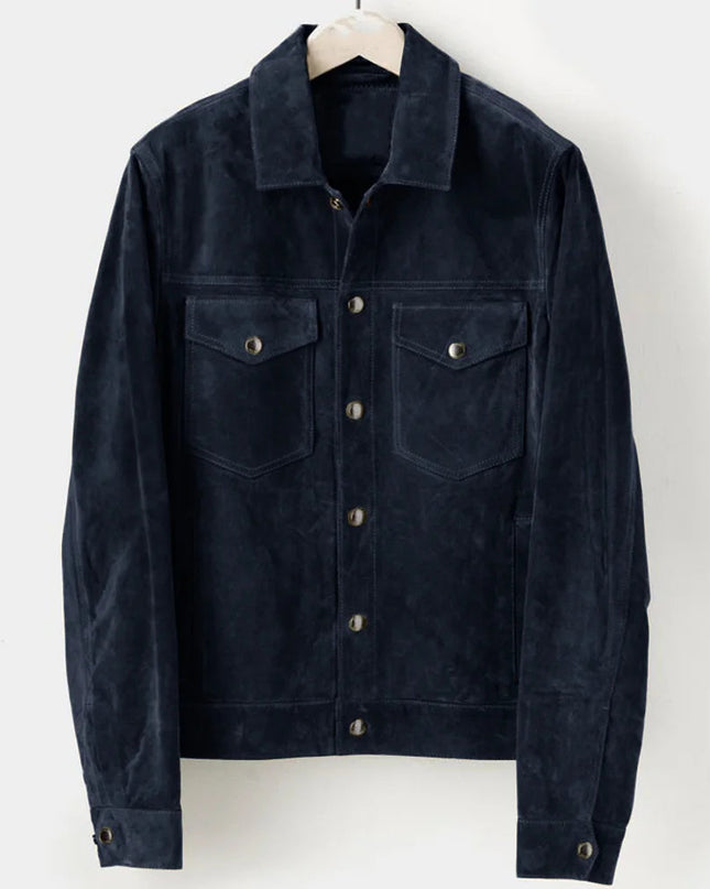 RÆNANCE – Sam Herren Jacke aus Faux Wildleder 0