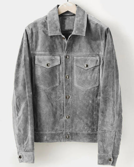 RÆNANCE – Sam Herren Jacke aus Faux Wildleder 2