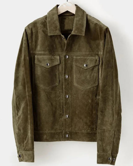 RÆNANCE – Sam Herren Jacke aus Faux Wildleder 3